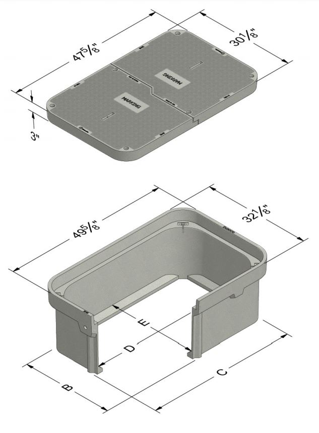 Utility Products Manholes & Castings Electric Handholes by Universal Scaffolding Equipment